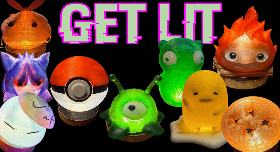 Custom anime-themed LED lights – unique room decor for anime fans
