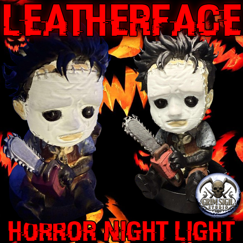 Leatherface Horror Night Light