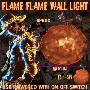 Flame Flame Devil Fruit LED Wall Light